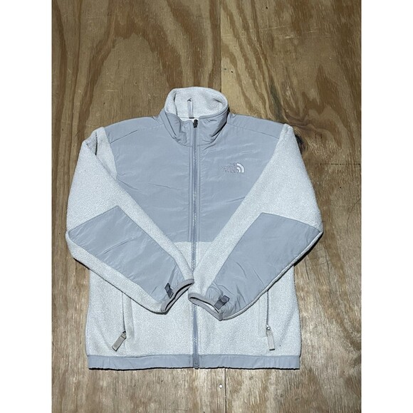 the north face sherpa fleece Girls Ivory Full Zip Polyester medium @h7 - Picture 1 of 6